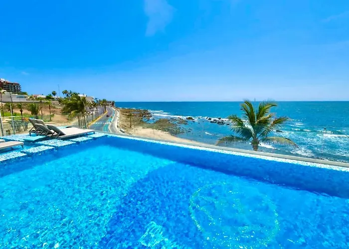 Apartamento Malecón de Mazatlan Vista al mar Alberca Infinity Jacuzzi Gym